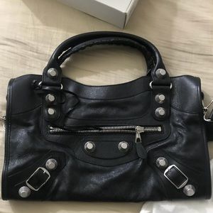 Balenciaga Giant Arena City Black Bag